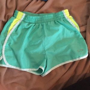 Women’s athletic shorts.